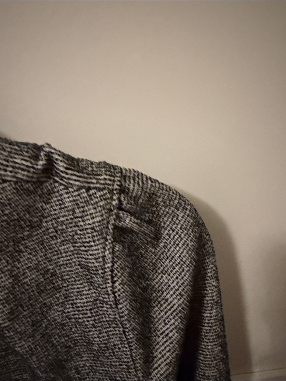 J. Crew Gray Open-Front Knit Blazer with Patch Pockets - Picture 3 of 5